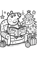 Peppa Pig kleurplaat 17
